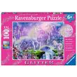 Puzzle Ravensburger - Licorne avec paillettes, 100 pièces