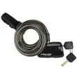 Antifurto a spirale con chiave e antifurto, Fischer, lunghezza 120 cm, diametro 12 mm, volume 110 dB, staffa di montaggio