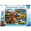 Puzzle Ravensburger - Baufahrzeuge, 100 Teile XXL