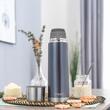 Bottiglia thermos sottovuoto in acciaio inossidabile ColourCup, 450 ml, grigia, Reer 90521