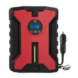 Multifunktionaler digitaler Autokompressor 12V, 120W, 35L/min, Netzkabel 3 m, LED-Licht, automatische Abschaltung, schwarz-rot