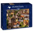 Puzzle Bluebird - Old Village, 1000 pieces
