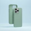 iPhone 14 hoesje Devia Nature Series Siliconen Magnetisch Lichtgroen