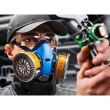Gasmaske, Silikon, Farbstoff, NEO, mit Absorptionsfilter und Staubfilter (nicht im Lieferumfang enthalten)