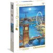 Puzzle 1000 Teile Clementoni – Schneeflocken auf der Stadt