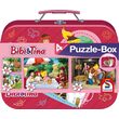 Puzzle Schmidt - Bibi & Tina, 2x100 + 2x150 pezzi, scatola di metallo
