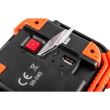 Proiettore da lavoro, batteria 2600 mAh, LED CREE+COB, 10 W, 750 lm, NEO