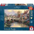Puzzle Schmidt - Thomas Kinkade: Cobblestone Broke, 1000 Teile