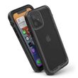 Custodia iPhone 12 Catalyst Total Protection Trasparente Nera (impermeabile, cordoncino)