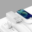 Baseus External battery Bipow Digital Display 30000mAh, 15W, 2xUSB, USB-C, Micro-USB, Micro-USB cable 0.25m White