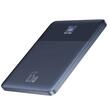 Baseus Blade externer Akku 12000mAh, 65W, 2x Typ-C, Digitalanzeige, USB-C-Kabel, Blau