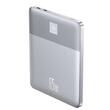 Baseus Blade externer Akku 12000mAh, 65W, 2x Typ-C, Digitalanzeige, USB-C-Kabel, Silber