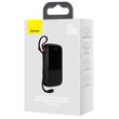 Baseus External battery Q Pow Digital Display 20000mAh, 20W, Lightning, Type-C, USB, USB-C cable, 3A, Purple