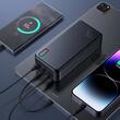 Externer Joyroom-Akku der Dazzling-Serie, 10.000 mAh, 22,5 W LED, 2 x USB, Typ C, Micro-USB, Schwarz