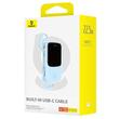 Baseus External battery QPow Pro+ 10000mAh, 22.5W, Lightning, 2xType-C, USB, USB-C cable, Blue