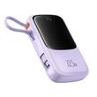 Baseus External battery QPow Pro+ 10000mAh, 22.5W, Lightning, 2xType-C, USB, USB-C cable, Purple