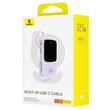Baseus External battery QPow Pro+ 10000mAh, 22.5W, Lightning, 2xType-C, USB, USB-C cable, Purple