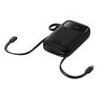 Baseus External battery QPow Pro+ 10000mAh, 22.5W, Lightning, 2xType-C, USB, USB-C cable 30 cm, Black