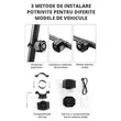 Allarme antifurto per bicicletta, moto, bicicletta elettrica, e-bike, scooter, triciclo, West Biking, 4,6 x 4,6 x 3,5 cm, nero