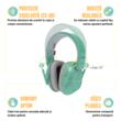 Cuffie pieghevoli antirumore per bambini da 5 a 16 anni, offre protezione dell&#39;udito, SNR 25, verde menta, ALPINE Muffy Kids Mint ALP26498