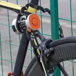 Mini antifurto pieghevole per bicicletta, monopattino, monopattino, acciaio inox 45 al carbonio spessore 5 mm, antitaglio, serratura a codice, West Biking, compatto e resistente, lunghezza 88 cm