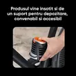 Mini antifurto pieghevole per bicicletta, monopattino, monopattino, acciaio inox 45 al carbonio spessore 5 mm, antitaglio, serratura a codice, West Biking, compatto e resistente, lunghezza 88 cm