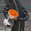 Mini antifurto pieghevole per bicicletta, monopattino, monopattino, acciaio inox 45 al carbonio spessore 5 mm, antitaglio, serratura a codice, West Biking, compatto e resistente, lunghezza 88 cm