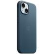 Apple Original FineWoven iPhone 15 Case, MagSafe, Pacific Blue