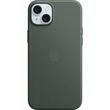 Custodia originale Apple FineWoven per iPhone 15 Plus, MagSafe, Evergreen