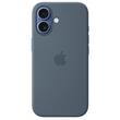 Originele Apple siliconenhoes MagSafe iPhone 17 ankerblauw