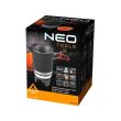 Campingkocher, tragbar, Gas, Piezo-Zündung, 3 in 1, 2200 W, Edelstahl, mit Topf, NEO