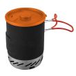 Campingkocher, tragbar, Gas, Piezo-Zündung, 3 in 1, 2200 W, Edelstahl, mit Topf, NEO