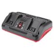Aspirafoglie, con 2 batterie da 4 Ah, caricabatterie Li-ion 2x20V, sacco di raccolta, Worcraft