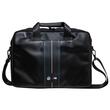 Borsa per laptop BMW da 16 pollici Carbon Blue Stripes Nero