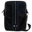 Borsa per tablet BMW 10 pollici Carbon Blue Stripes Nero