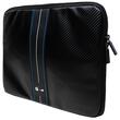 Custodia per laptop BMW 14 pollici Carbon Blue Stripes Nero