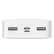 Baseus External battery Bipow Digital Display 20000mAh, 15W, Micro USB cable, Overseas Edition, White