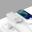 Baseus External battery Bipow Digital Display 20000mAh, 15W, Micro USB cable, Overseas Edition, White