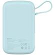 Baseus Externer Akku Q Pow Digital Display Quick Charge 10000 mAh, Lightning-Kabel 20 W, Blau