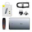 Baseus Network Charger 1xUSB-C port, 1XUSB-A GaN5 Pro Ultra Slim Fast Charger, 65W, Type-C to Type-C cable, Gray