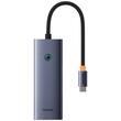 Baseus Multihub 5 in 1 UltraJoy Type-C a 1 x HDMI 4K30Hz e 4 x USB 3.0 Grigio