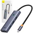 Baseus Multihub UltraJoy Type-C a 4 x USB 3.0 Grigio