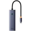 Baseus Multihub UltraJoy Type-C a 4 x USB 3.0 Grigio