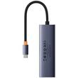 Baseus Multihub UltraJoy Type-C a 4 x USB 3.0 Grigio