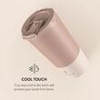 Tazza termica Burga Double Pink in acciaio inossidabile, 470 ml