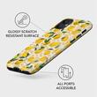 iPhone 12 / 12 Pro Burga Dual Layer Lemon Juice case