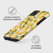 Husa iPhone 14 Plus Burga Dual Layer Lemon Juice
