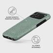 Custodia Burga a doppio strato Magsafe color menta e gelato per iPhone 17 Pro Max