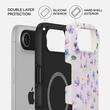 Funda Burga Husa de doble capa Magsafe Wildflower para iPhone Air