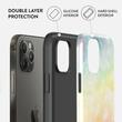 Custodia Burga Dual Layer New Flame Rainbow per iPhone 12/12 Pro